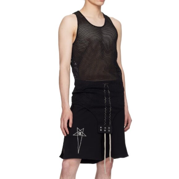 BNWT SS25 RICK OWENS x CHAMPION BASKETBALL TANK L - Picture 12 of 12